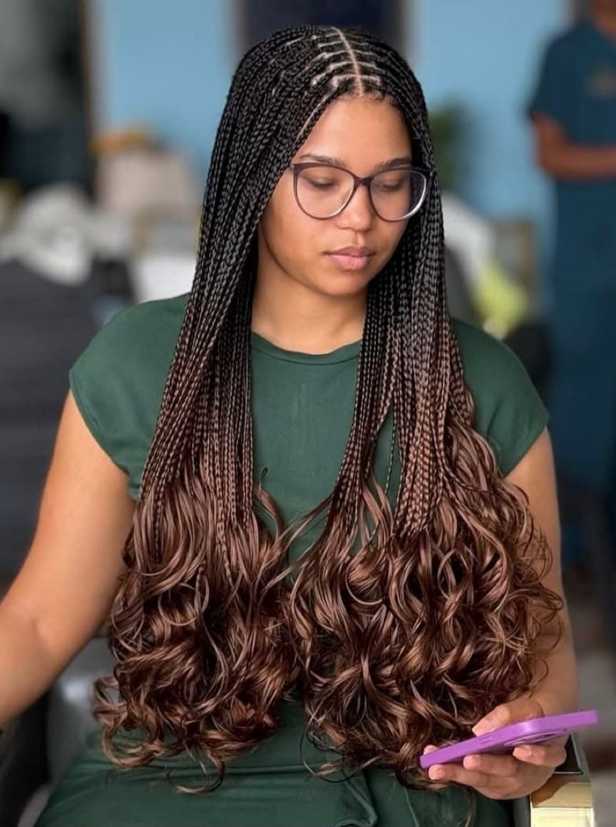 French curl knotless classique